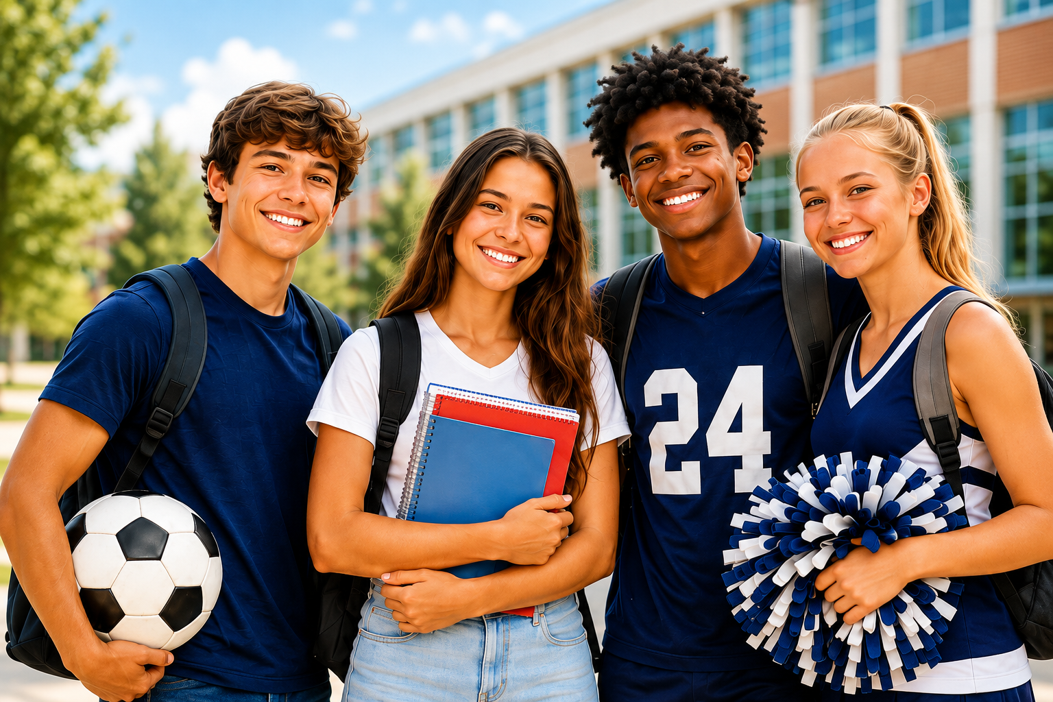 Students ready for school and sports